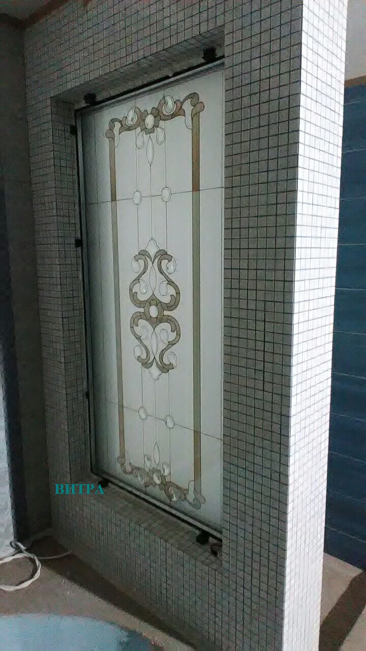 Стеклопакеты с витражом