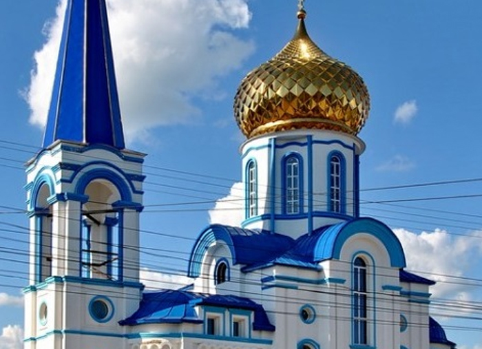 Церковь Казанской иконы Божией Матери. Свято-Казанский храм. Тула.